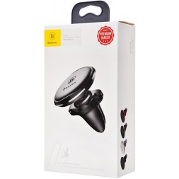 Держатель в автомобиль в воздуховод Baseus Magnetic Air Vent SUGX020001 магнитный черный