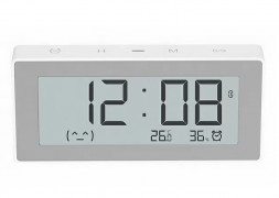 Метеостанция-часы с датчиком температуры и влажности Xiaomi Miaomiaoce MHO-C303 белая