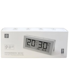Метеостанция-часы с датчиком температуры и влажности Miaomiaoce MHO-C303 белая