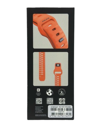  Сменный браслет Evelatus для Apple Watch 42-44-45-49mm оранжевый