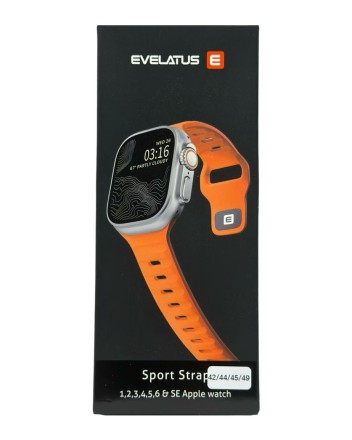  Сменный браслет Evelatus для Apple Watch 42-44-45-49mm оранжевый
