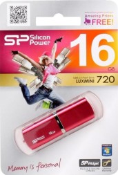 USB флеш накопитель Silicon Power 16GB Luxmini 720 красный