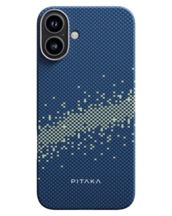  Накладка для i-Phone 16 6.1&quot; Pitaka StarPeak Tactile Woven case (Milky way galaxy)