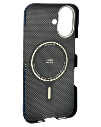 Накладка для i-Phone 16 6.1&quot; Pitaka StarPeak Tactile Woven case (Milky way galaxy)