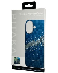 Накладка для i-Phone 16 6.1&quot; Pitaka StarPeak Tactile Woven case (Milky way galaxy)