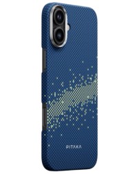 Накладка для i-Phone 16 6.1&quot; Pitaka StarPeak Tactile Woven case (Milky way galaxy)