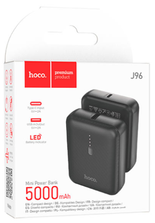 Powerbank Hoco J96 5000mAh 1USB черный