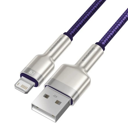  Baseus Cafule Series Metal Data Cable USB to IP 2.4A 2m Purple