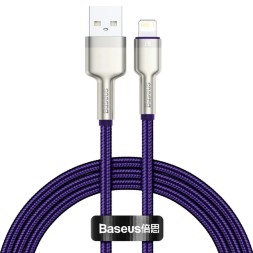 Baseus Cafule Series Metal Data Cable USB to IP 2.4A 2m Purple