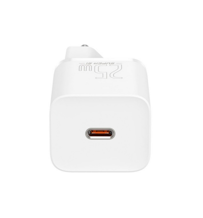  Сетевое зар. устр. Baseus Super Si Quick Charger 1C 25W 1м EU TZCCSUP-L02 белое