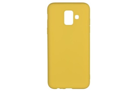  Накладка для Samsung Galaxy A6 (2018) Silicone cover коричневая