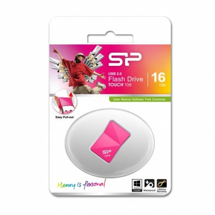  USB флеш накопитель Silicon Power 16GB Touch T08 Peach