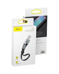 Usb Кабель-зарядка TYPE-C Baseus Simple HW Quick Charge 23см (CATMBJ-BG1) серо-черный