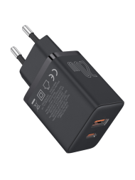 Сетевое зар. устр. Baseus Cube Fast Charger 1USB/1C 20W P10111403113-00 черное