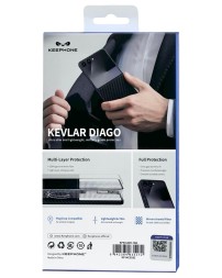 Накладка для Samsung Galaxy Z Flip 7 Keephone Kevlar Diago MagSnap чёрный