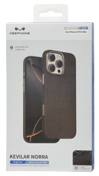 Накладка для i-Phone 16 Pro Max Keephone Kevlar Norra MagSnap коричневый