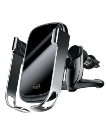  Держатель c беспроводной зарядкой Baseus Rock-solid Electric Holder (WXHW01-0S) серебристый