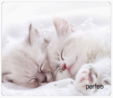  Perfeo Коврик для компьютерной мыши &quot;Cat&quot;, Рис.10 (340*280*4 мм), ткань+резиновое основание