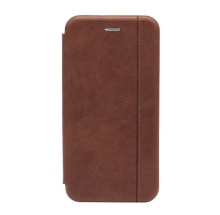  Чехол-книжка Huawei Y5 2019/Honor 8S Nice Case кожаная боковая рыжая