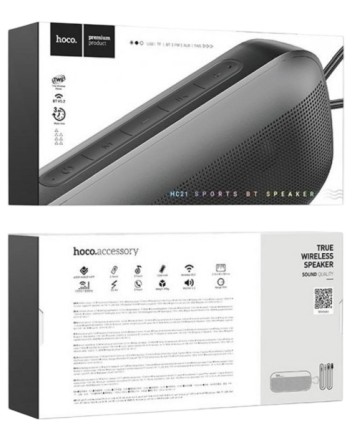  Bluetooth колонка Hoco HC21 BT5.2/1200mAh/5ч/10Вт/TF/FM/USB/AUX чёрная