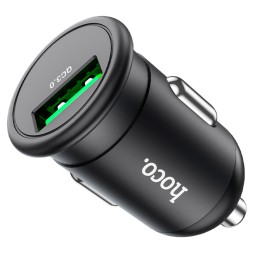 Автомобильное заряд. устр. Hoco Z43 1USB QC3.0 3A 18W черное