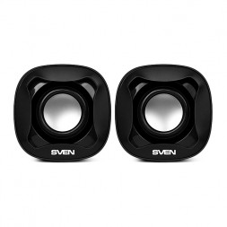 Sven 170 акустическая система 2.0, мощность 2х2,5 Вт(RMS), USB, черная