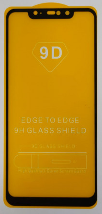 Защитное стекло для Xiaomi Redmi Note 6 Pro 9D черное