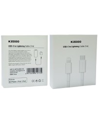 Usb Кабель-зарядка Type-C на Lightning K-DOO JD-TC1M 1м белый