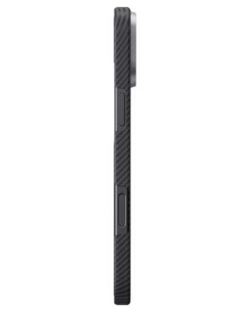  Накладка для i-Phone 16 6.1&quot; Pitaka Ultra Slim case черно-серая