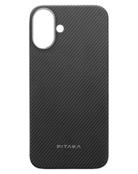 Накладка для i-Phone 16 6.1&quot; Pitaka Ultra Slim case черно-серая