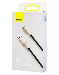 Baseus Cafule Series Metal Data Cable USB to IP 2.4A 2m Green