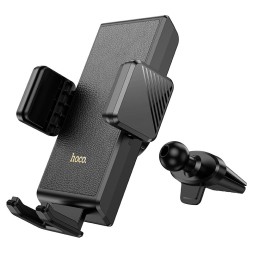 Держатель в автомобиль в воздуховод Hoco H48 с зажимом черный