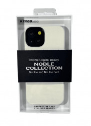 Накладка для i-Phone 14 K-Doo Noble кожаная белый