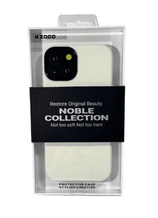  Накладка для i-Phone 14 K-Doo Noble кожаная белый