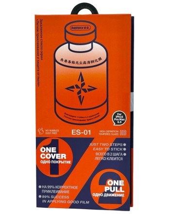  Защитное стекло для i-Phone 16 Pro Max 6.9&quot; Remax ES-01 3D чёрное