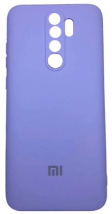  Накладка для Xiaomi Redmi Note 8 pro Silicone cover без логотипа лаванда