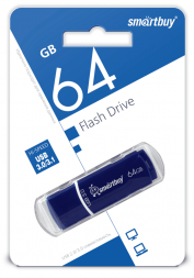 3.0 USB флеш накопитель Smartbuy 64GB Crown Blue (SB64GBCRW-Bl)