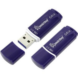 3.0 USB флеш накопитель Smartbuy 64GB Crown Blue (SB64GBCRW-Bl)