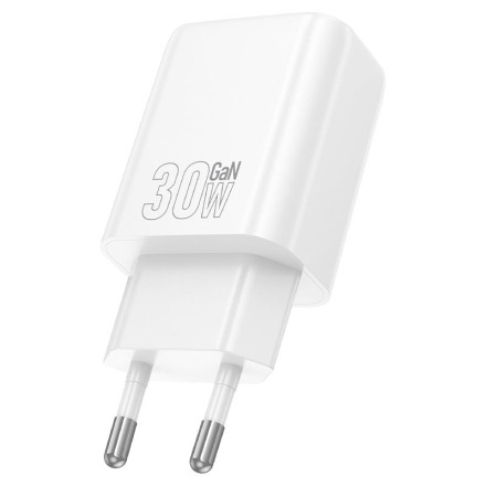  Сетевое зар. устр. Hoco N62 1С 30W белое