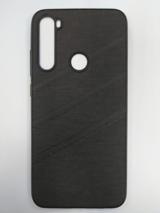  Накладка для Xiaomi Redmi Note 8 силикон ткань чёрный