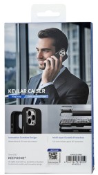 Накладка для i-Phone 16 Pro Keephone Kevlar Caiser MagSnap чёрный