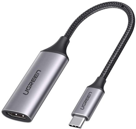  OTG Ugreen CM297 USB-C (папа) на HDMI (мама) серый