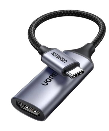  OTG Ugreen CM297 USB-C (папа) на HDMI (мама) серый