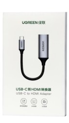 OTG Ugreen CM297 USB-C (папа) на HDMI (мама) серый