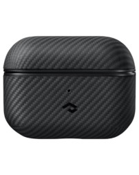 Чехол для Airpods Pro/Pro 2 Pitaka Magez Case 600D черно-серый