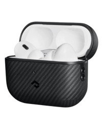 Чехол для Airpods Pro/Pro 2 Pitaka Magez Case 600D черно-серый