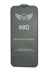 Защитное стекло для i-Phone 12 Pro Max 6.7" 99D чёрное