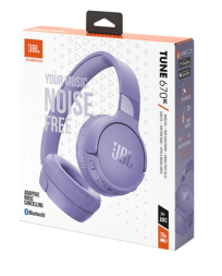 Стереонаушники Bluetooth Полноразмерные JBL T670NC фиолетовые