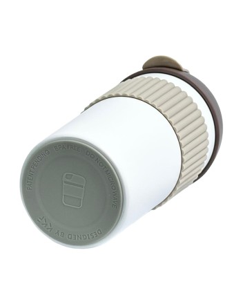  Термокружка Kiss Kiss Fish Rainbow 490ml бело-коричневая