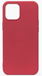 Чехол-накладка  i-Phone 12/12 Pro Silicone icase  №33 тёмно-красная